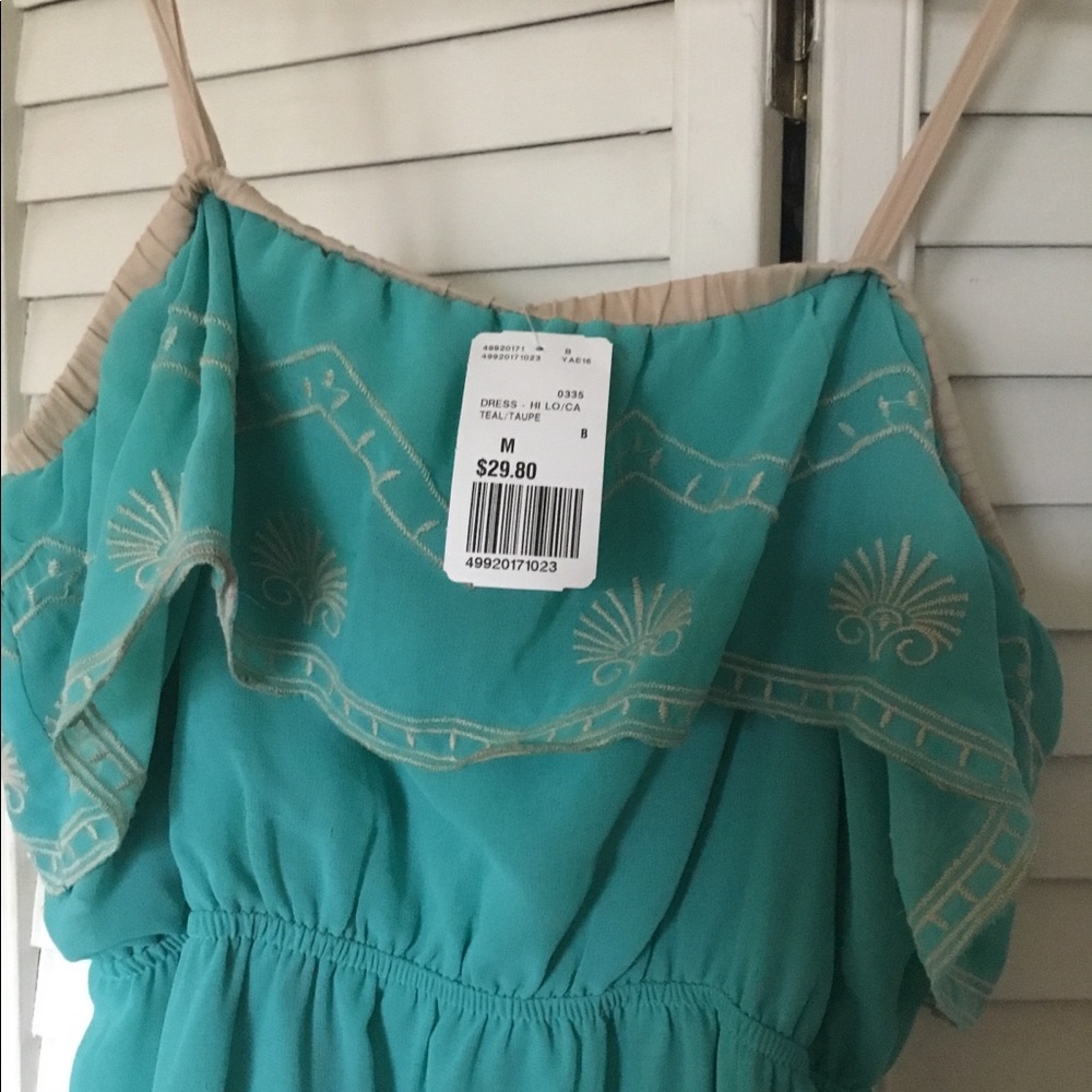 Cute Sea Dress Forever 21 Maxi Size Medium